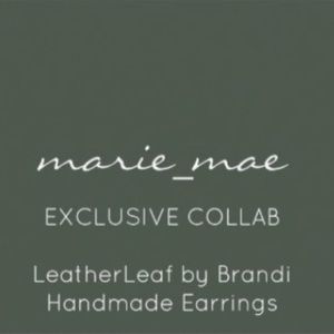 LeatherLeaf by Brandi Handmade Earrings